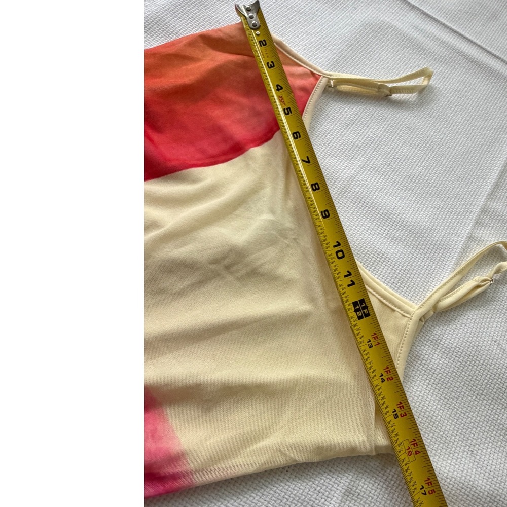 Peppermayo Pink Lily Floral Mesh Maxi Dress Cream Bodycon NWT Size US 6 Summery - Picture 7 of 16